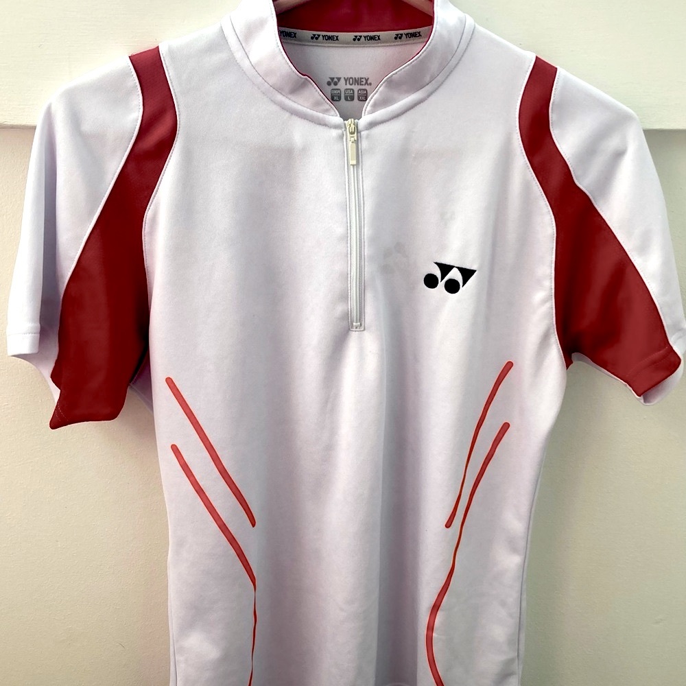 💫YONEX Women’s Cap Short Sleeves Shirt w/Zipper